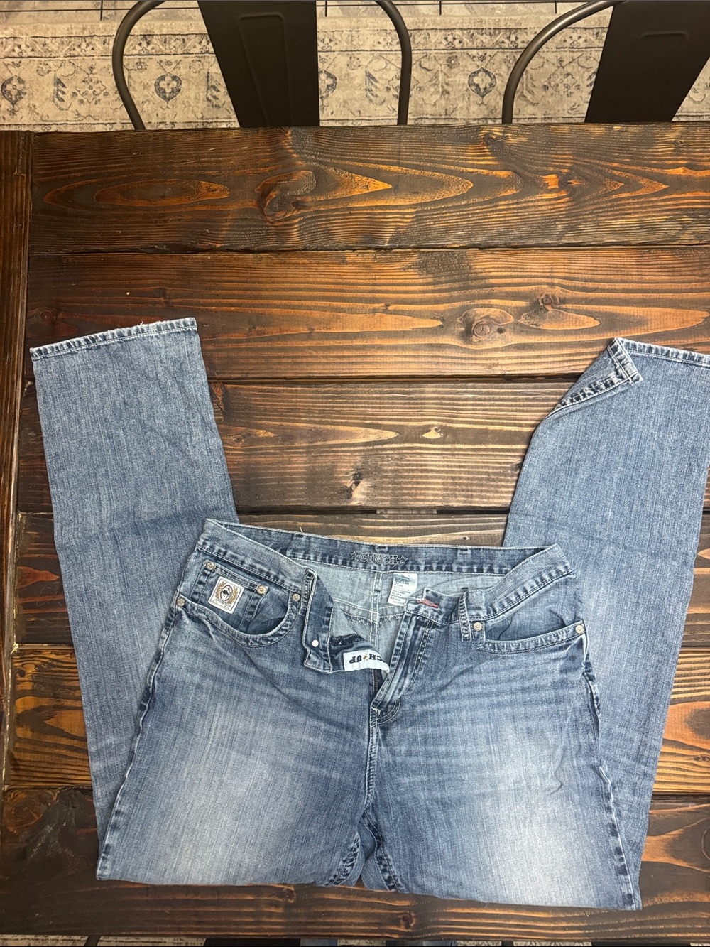 Men’s Cinch white label Light Blue Straight Leg Jeans 40x38
